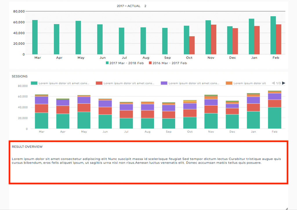 Ejemplo de sección de comentarios