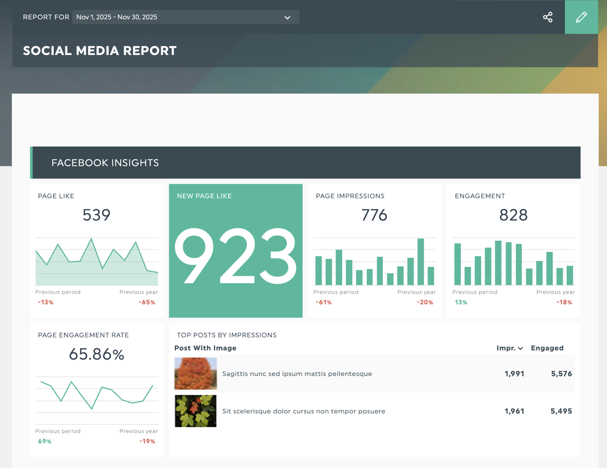 informe sobre medios sociales