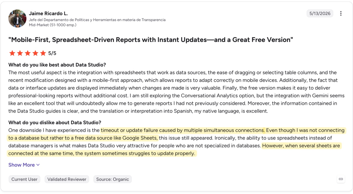 alternativa a Data Studio